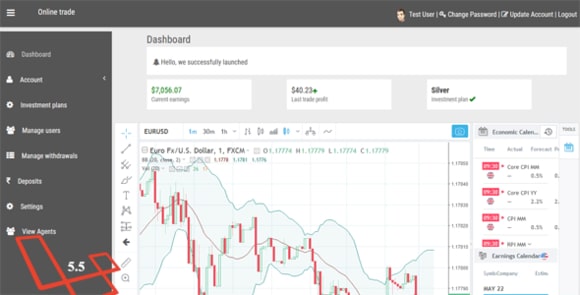 Online Trade – Online Investment and Cryptocurrency Trading System