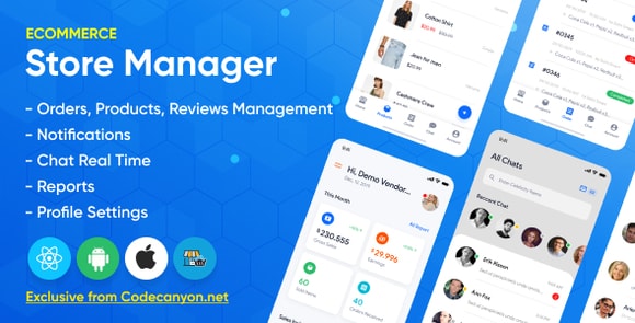 Download #Store Manager – React Native Application for WordPress Woocomerce v1.1.2 – App Source