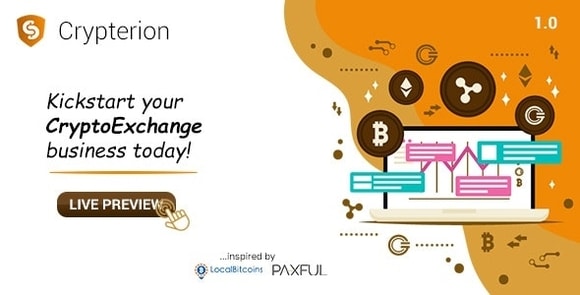 Crypterion v1.0 – Multi-featured Cryptocurrency Exchange Software (with self-hosted wallets)