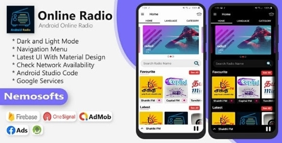 Android Online Radio App Source Code