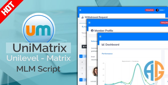 UniMatrix Membership MLM Nulled Script