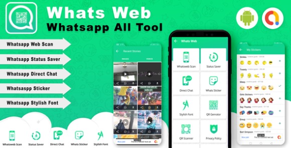 Android Whats Web v2.0 – Whatsapp All Tools App Source