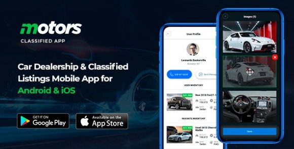 Motors v1.2 – Car Dealership & Classified Listings Mobile App for Android & iOS Free