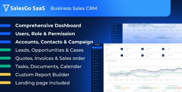 SalesGo SaaS v2.4.0 – Business Sales CRM PHP Script