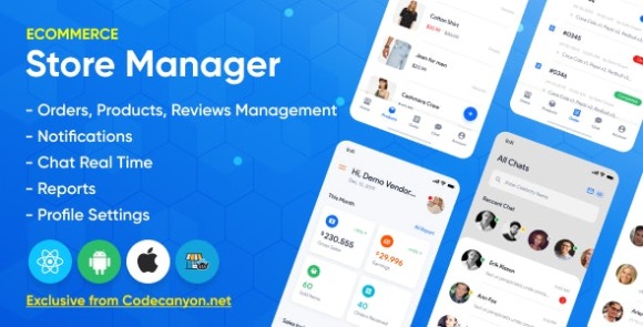 Store Manager v2.4.0 – React Native Application For WordPress WooComerce App