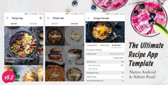 Ultimate Recipe App Template v5.3 – Source Code