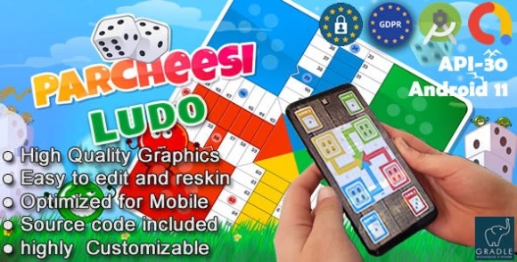 Download #Parcheesi Ludo v1.1 (Android Studio + Admob + GDPR) App Source