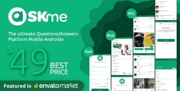 AskMe Android v1.1 – Mobile Questions & Answers Social Network Application Source