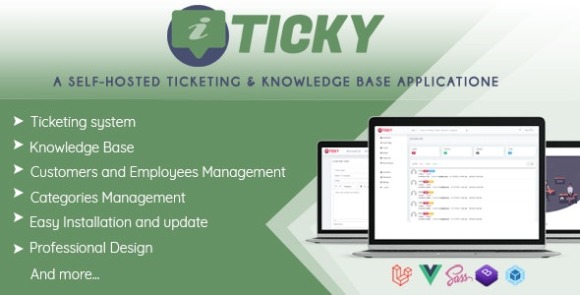 Ticky Helpdesk v1.7.0 – Support Ticketing System & Knowledge Base PHP Script