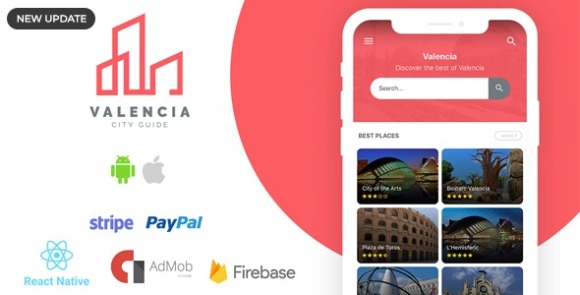 Valencia v8.0 – Complete City Guide App + Backend Source