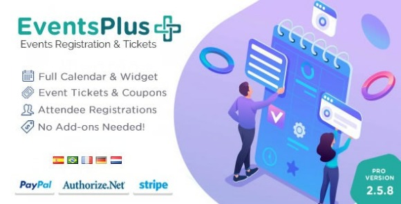 WordPress Events Calendar Registration & Tickets v2.5.8 Plugin