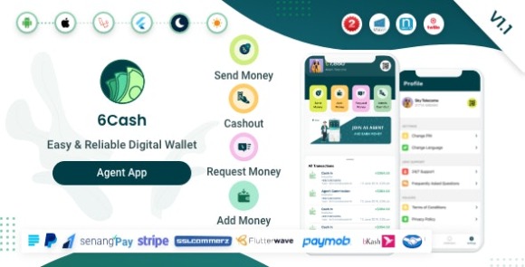 6Cash Agent App Source Code