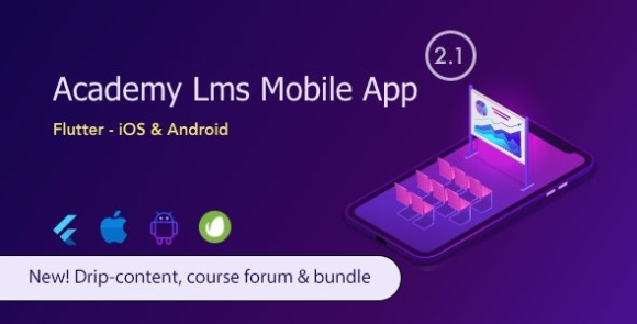 Academy LMS Student Mobile App v2.1 – Flutter iOS & Android Source Code