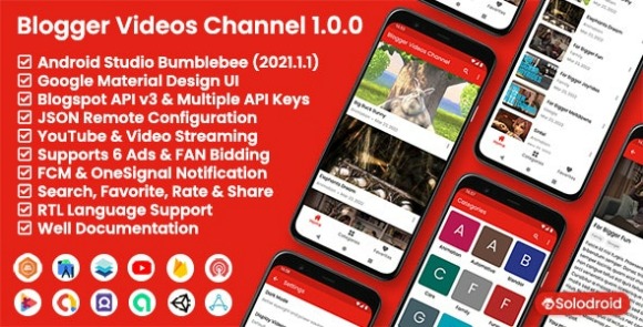 Blogger Videos Channel Blogger API App Source