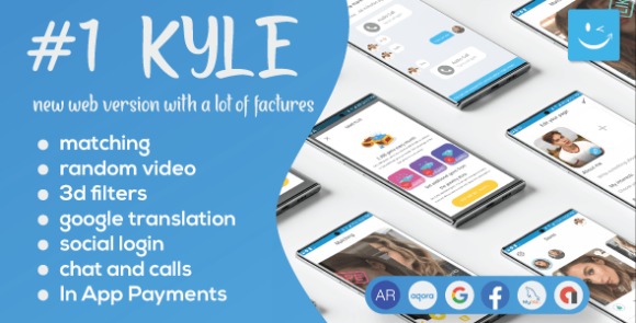 Kyle Pro v39.0 – Premium Random Video & Dating and Matching (PHP & MySQL) App Source