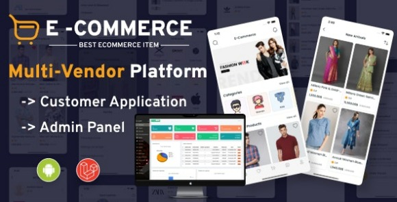 eCommerce v3.0 Nulled – Multi vendor ecommerce Android App with Admin Panel Source Code