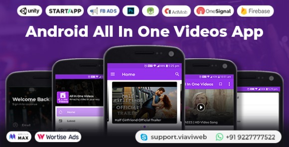 Android All In One Videos App v1.14 – Nulled (DailyMotion, Vimeo, YouTube, Server Videos, Admob with GDPR) Source