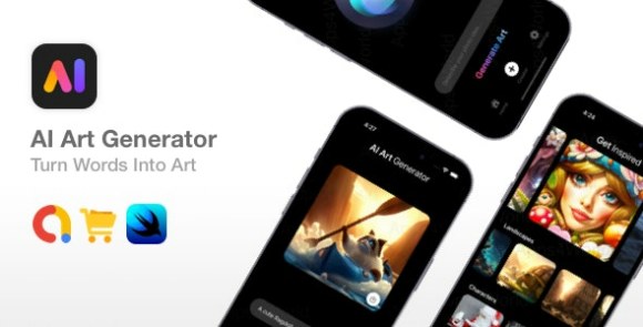 AI Art Generator v1.0 – SwiftUI Art Generator Source Code