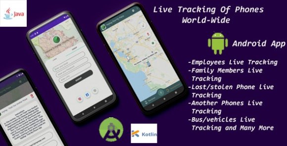 Phone Tracker v2.5 – RealTime GPS Live Tracking of Phones, Find Lost/Stolen Phones WorldWide with MyMap 2 App Source