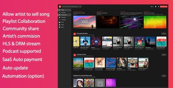 Bemusic V3 1 3 Nulled Music Streaming Engine Php Script - Ultra HD Space Designs for Desktop