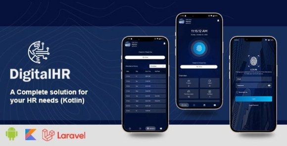 DigitalHR v1.0 – A Complete Solution to all your HR needs (Kotlin) App Source