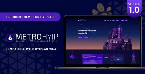 METROHYIP Premium Theme for HYIPLab