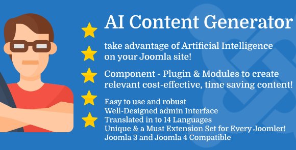 AI Content Generator v1.2.0 – Joomla Extension