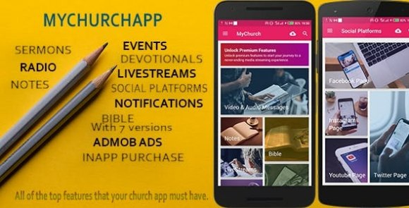 My Church App (15 Jul 2023) – Android & IOS Flutter Church Application Source