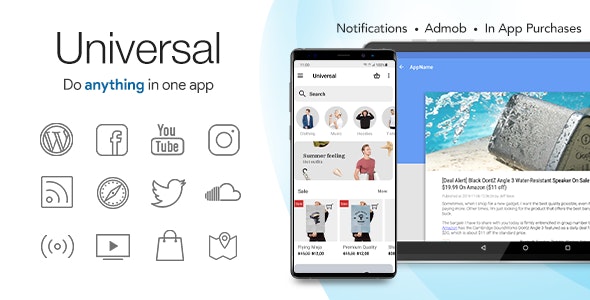 Universal v4.5.7 – Full Multi-Purpose Android App Source Code