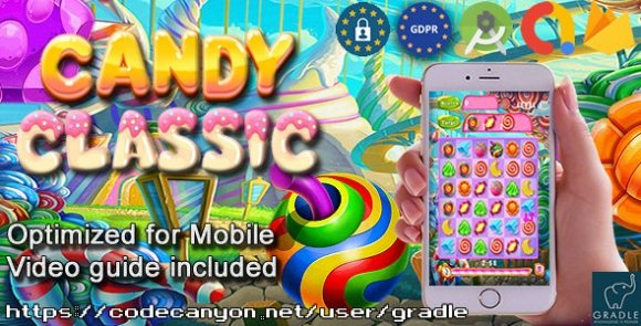Candy Classic (8 Jul 2023) (Admob + GDPR + Android Studio) Source Code