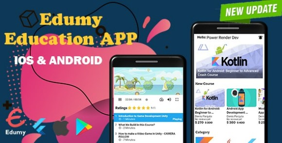 Edumy v1.8 – Education App, Quiz, Badge with Admin Panel App Source