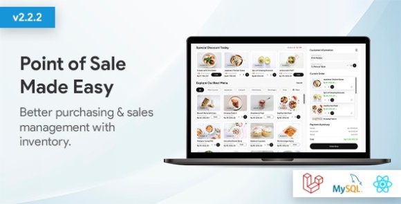InfyPOS Ultimate POS with Inventory Management System Laravel Script