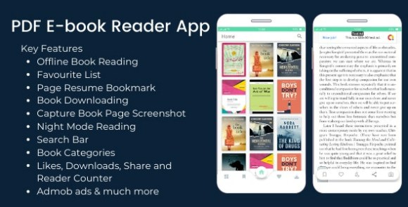 PDF Ebook Reader App + Admin App v1.0 – Source Code