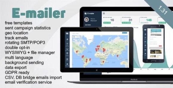 E-mailer v1.31 – Newsletter & Mailing System PHP Script