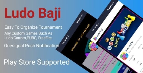 Ludo Baji v1.0.0 – Real Money Ludo Tournament App (Play store Supported) App Source