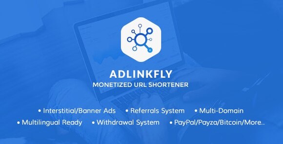 AdLinkFly Monetized URL Shortener Nulled Script