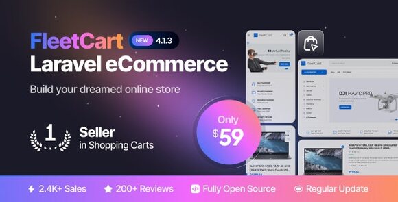 FleetCart Laravel Ecommerce CMS Nulled Script