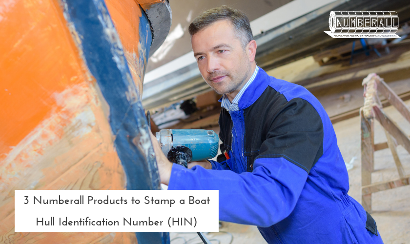 A hin is the nautical equivalent of the vin (vehicle identification number) on your car. 3 Numberall Products To Stamp A Boat Hull Identification Number Hin Numberall Blog