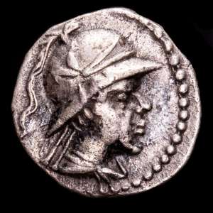 Grecia Oriental - Eukratides I. Obolo. (0,69 g.). Baktria. 170-145 a.C.. HGC-12. MBC+.
