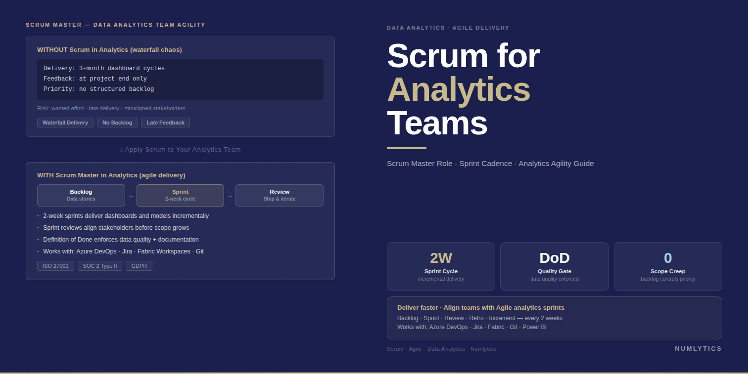 Scrum Master in Data Analytics Teams: The Executive Case