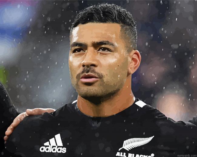 All Blacks Rugby PLayer Painting by Numbers.jpeg