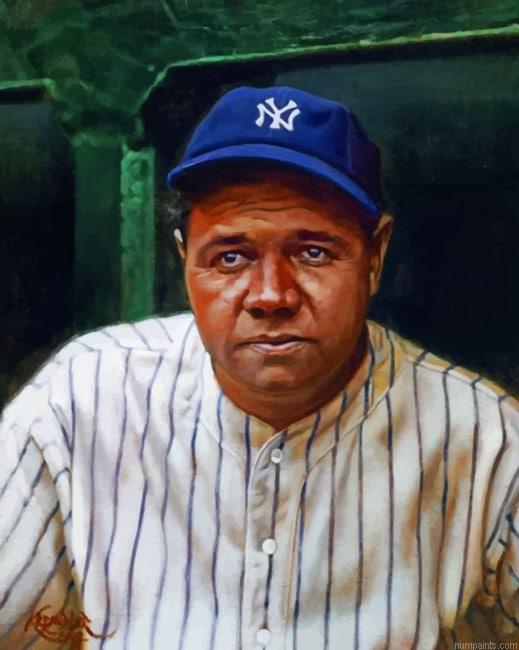 Baseball Player Babe Ruth Painting by Numbers.jpeg