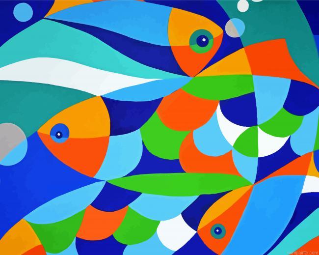 Colorful Abstract Fish Painting by Numbers.jpeg