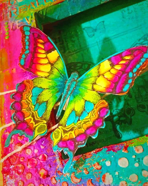 Colorful Butterfly Insects Painting by Numbers.jpeg