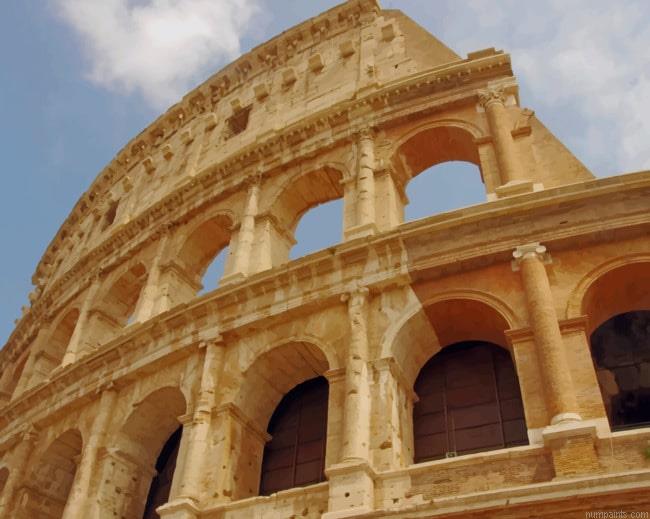 Colosseum In Rome Italy Buildings Painting by Numbers.jpeg