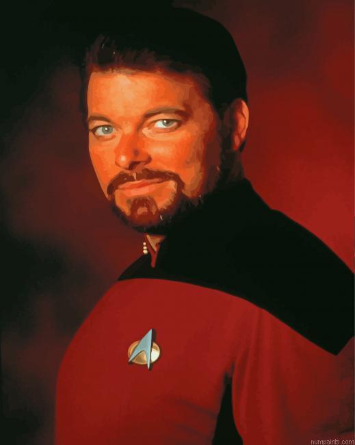 Commander William T Riker Painting by Numbers.jpeg