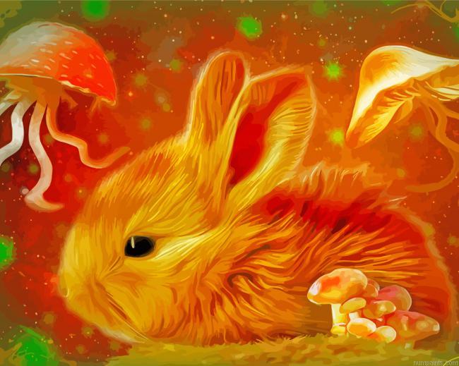 Cute Mystical Rabbit Painting by Numbers.jpeg