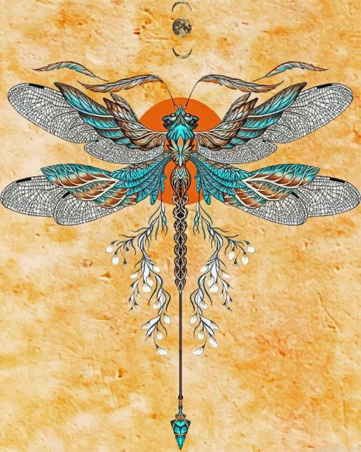 Dragonfly Insects Painting by Numbers.jpeg