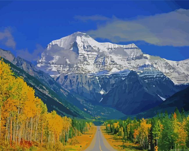 Fall In Mount Robson Canada Painting by Numbers.jpeg
