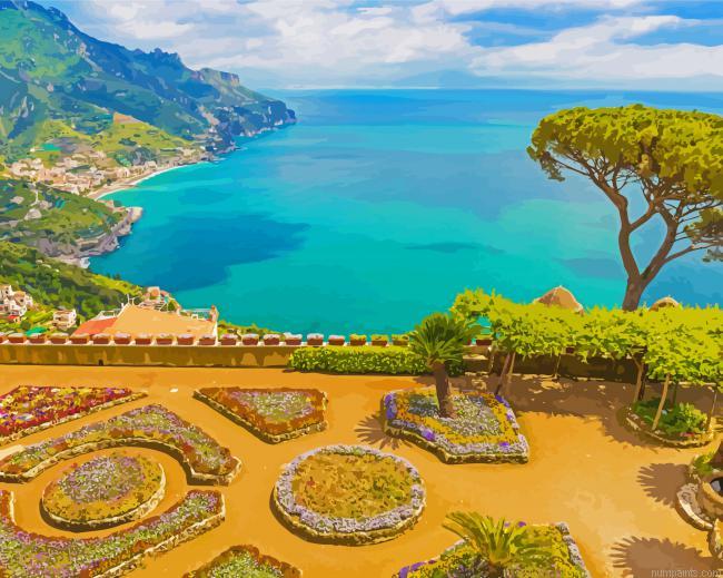Italy Ravello Villa Rufolo Painting by Numbers.jpeg